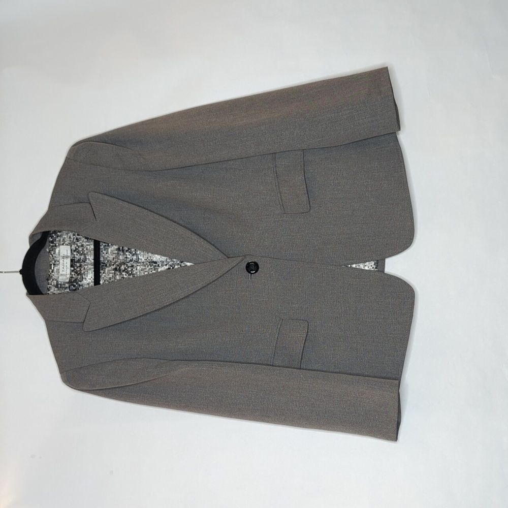 Tahari Blazer Jacket Gray
